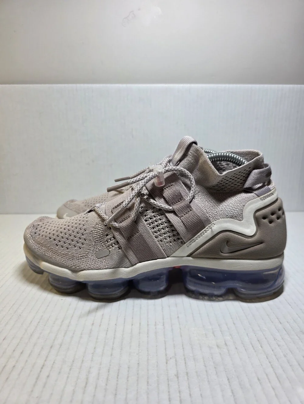 Nike Air Vapormax Flyknit Utility Moon Particle Tan Mens Size 8.5
